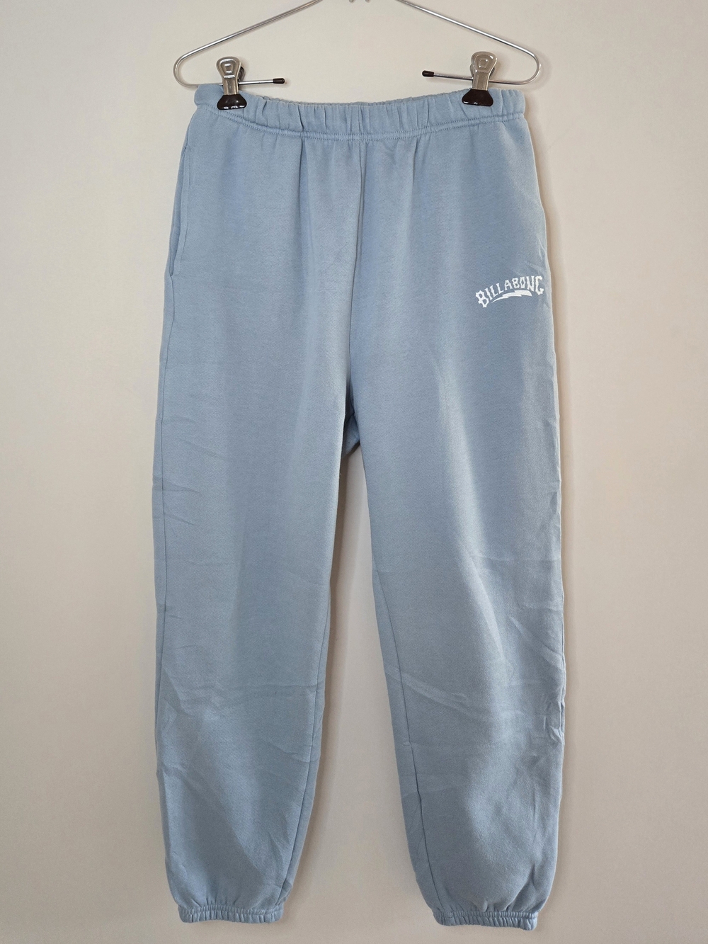 Billabong pale blue women's jogger pants, large + new